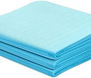 6MM  Foldable Yoga Mat Exercise Pad Non-Slip Folding for Gym Home (Color : Blue)