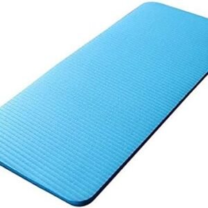15MM Thick Yoga Mat Comfort Foam Knee Elbow Pad Mats for Exercise Yoga Pilates Indoor Pads Fitness Training (Color : Blue)