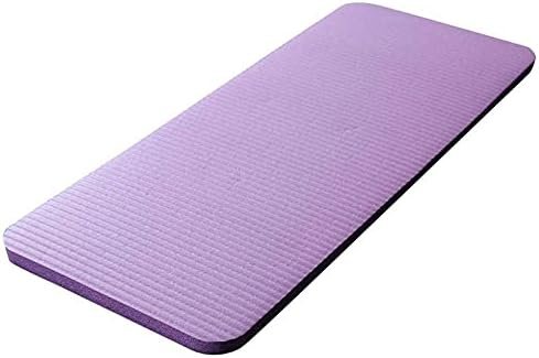 15MM Thick Yoga Mat Comfort Foam Knee Elbow Pad Mats for Exercise Yoga Pilates Indoor Pads Fitness Training (Color : Purple)