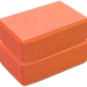 Yoga block 2-piece set for women; highly supportive, latex-free EVA foam yoga blocks, 9 x 6 x... 3-Inch Non-Slip, High-Density, Lightweight Yoga Block – Suitable for Stretching, Meditation, Fitness, and Pilates