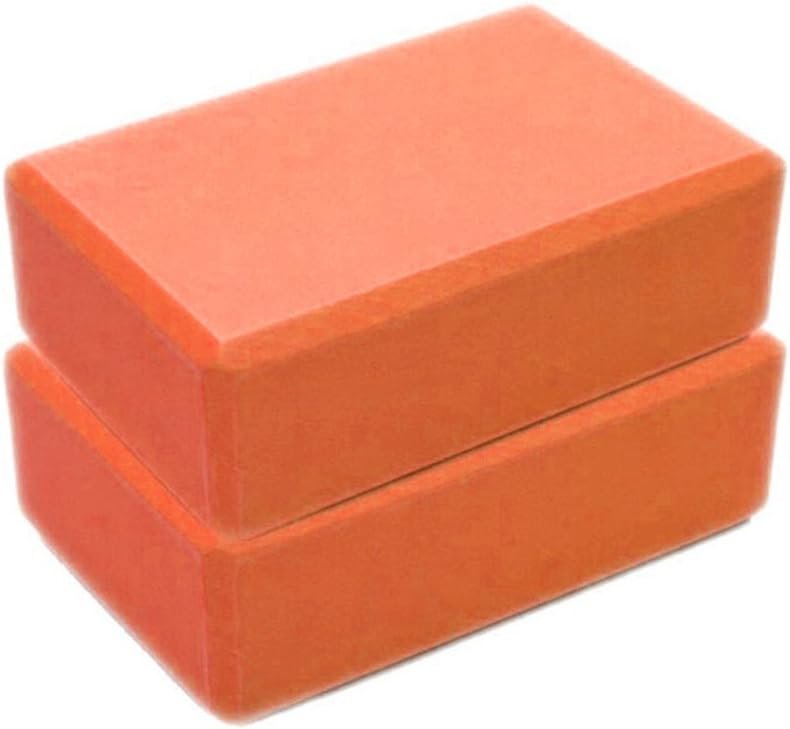 Yoga block 2-piece set for women; highly supportive, latex-free EVA foam yoga blocks, 9 x 6 x... 3-Inch Non-Slip, High-Density, Lightweight Yoga Block – Suitable for Stretching, Meditation, Fitness, and Pilates