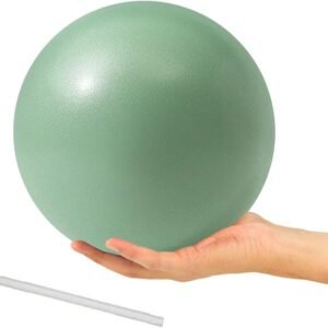 9 Inch Exercise Pilates Ball Mini Exercise Ball for Yoga,Stability Exercise Training Gym Anti Burst and Slip Resistant Balls Physical Therapy Improves Balance, Core Strength