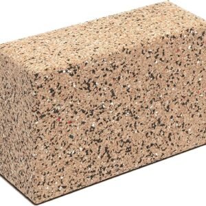 Cork yoga blocks (for yoga, Pilates, and meditation); non-slip, non-toxic, hypoallergenic, eco-friendly, lightweight, large-size blocks (9 x 6 x 4 inches, cork blend material); suitable for yoga and fitness workouts.